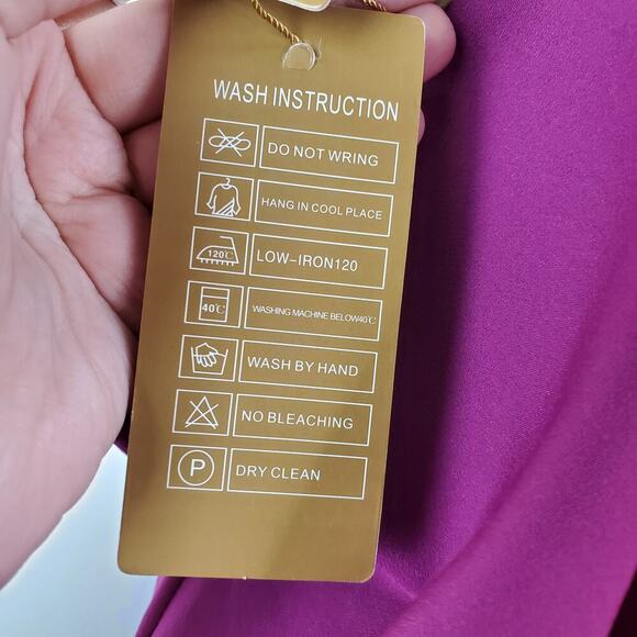 Celeb Purple Lined Mini Pencil Skirt NEW - Picture 4 of 4